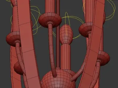 LUNA chandelier 3D model purchase