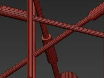 Tribes 3 lampa wiszaca TossB 3D model