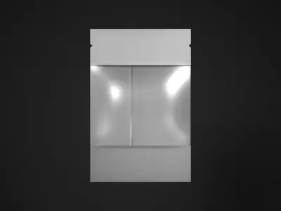 Window Pouch Packaging 3D model