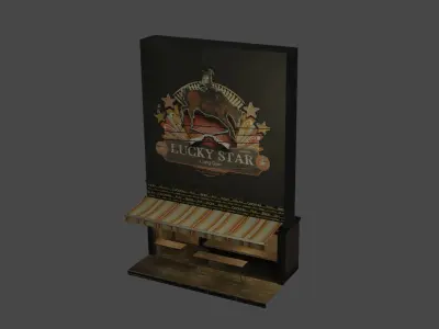 Thailand Gogo Bar Strip Club Building Low-poly 3D model