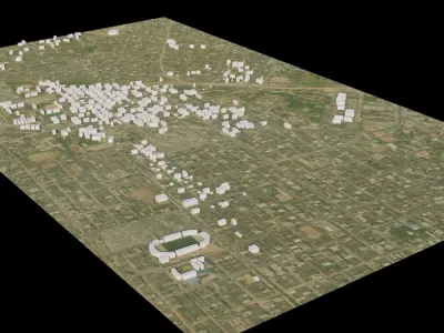 Aba - Nigeria 3D model