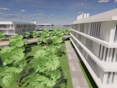 Modern City Block -A31 3D model