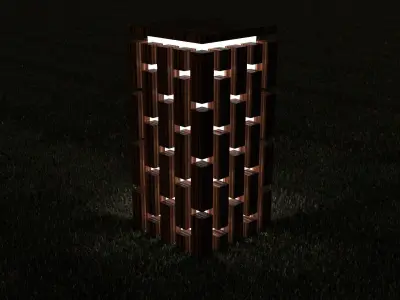 garden lighting 3D model