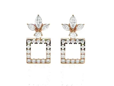 Light wt Pendant Earrings Set 3dm stl obj mtl gltf glb renders  3D print model