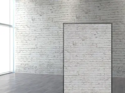 Aged brick walls of white brick Texture purchase
