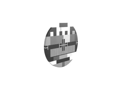 No Signal Symbol v1 002 Low-poly 3D model