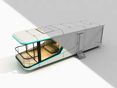 Spacecraft Homestay 3D model