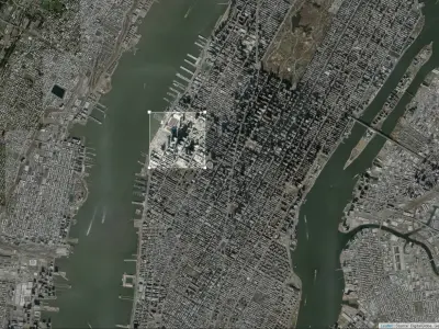 Cityscape New York USA fragment city 3D model get
