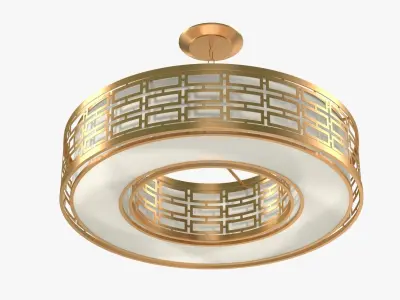 Fine Art Lamps Alegretto Gold 787640 2GU Low-poly 3D model