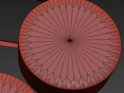 Hans Agne Jakobsson Ceiling Lamp Model T4938 3D model