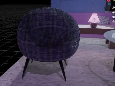 soft room mini asset Free 3D model
