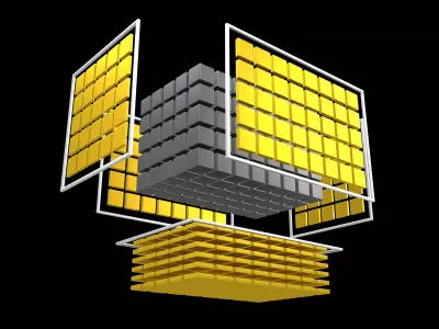 Tensor Operations Concept Model v1 004 Low-poly 3D model