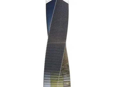 Cayan Tower Dubai 3D model