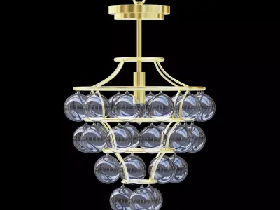 Currey and Company Astral Pendant 3D model