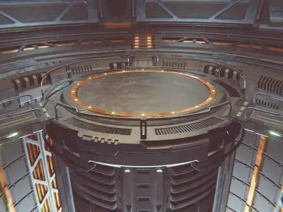  Sci-fi Scene for rendering Restyling - TESLA 
