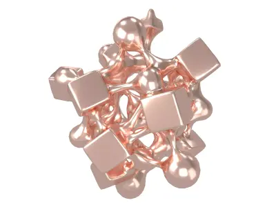 Abstract Shape v44 003 Low-poly 3D model