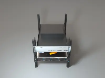 Host machine chassis memory model 3D model