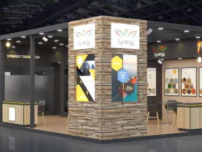 Exhibition Booth Design 6 x 12m 3D model