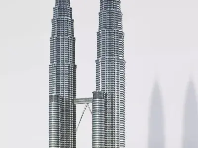 Petronas Towers 3D model 3D model