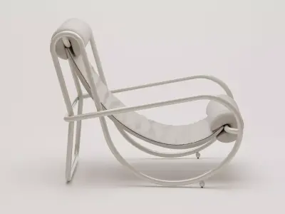 Locus Solus Armchair 1964  Gae Aulenti 3D model