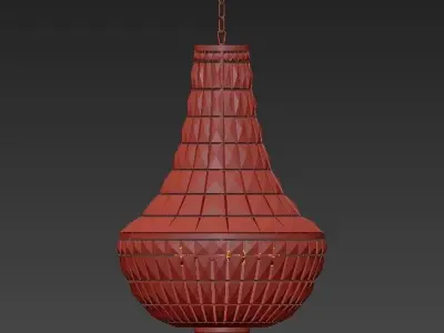 Finland Crystal Chandelier 3D model