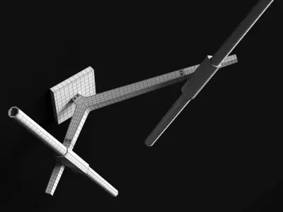 Wall light agnes 2 3D model