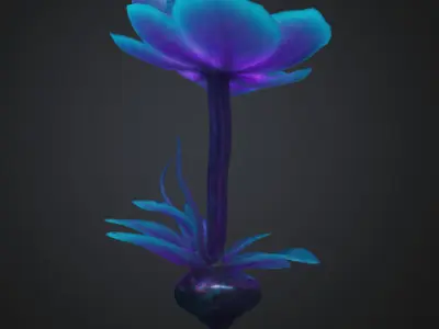 Scifi Fantasy Plant 3D model