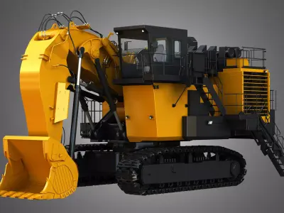 EX8000-6 - Hydraulic Mining Shovel 3D model