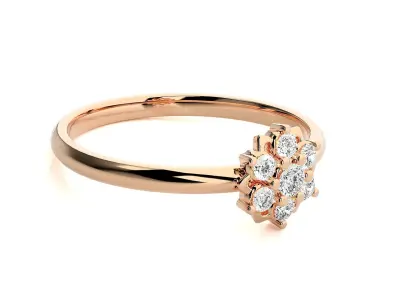 Women ring 3D print model 133