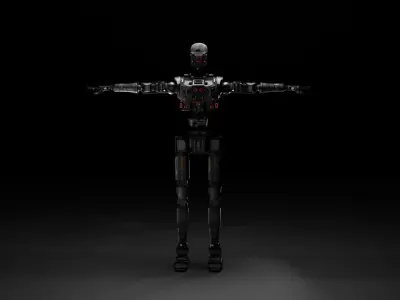 Sci Fi Robot Model V3 3D model