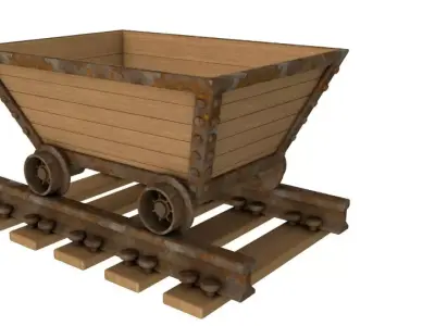 Mine Cart collection 3D model