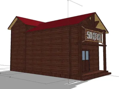 Creative Design-Holiday Cabin-096 3D model