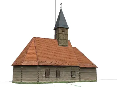 Architecture-Religion-God-Culture-Temple-049 church 3D model