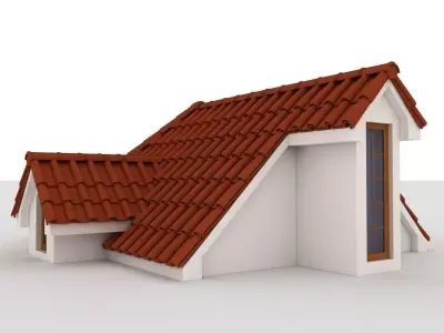 Roman Roof 3D model