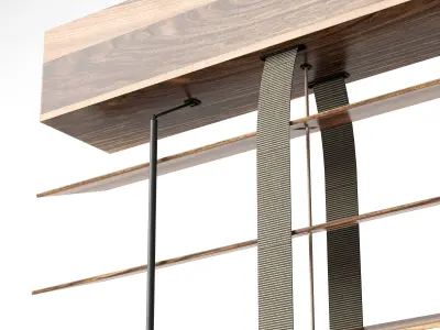 Wooden Blinds Set 12 3D model