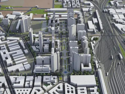 Naples - Napoli Low-poly 3D model