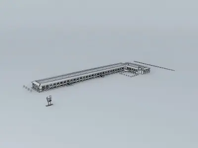 Classic Motel Free 3D model