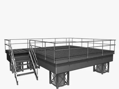 Metal Platform 3D model