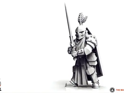Feudal Guard Crusaders 3D print model