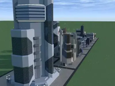 SpiderWare City Blocks 1-5 3D model