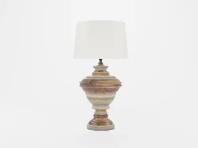 Wooden Lampshade 3D model