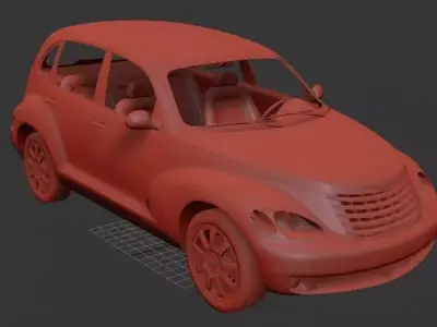 Chrysler PT Cruiser hatchback 2010 3D print model