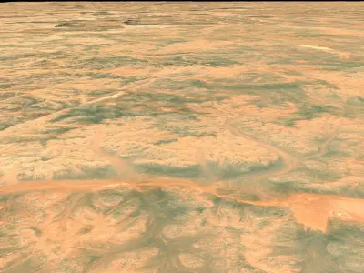 NEOM city topography Saudi Arabia - tile n30 e39 3D model
