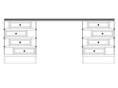 Office Table 3D model