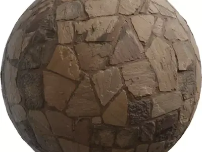 Desert Sandstone Flagstone Texture