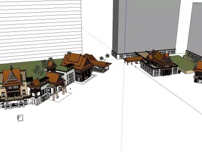 vacation spot-Resort-Fashion Leisure Hotel-0164 3D model