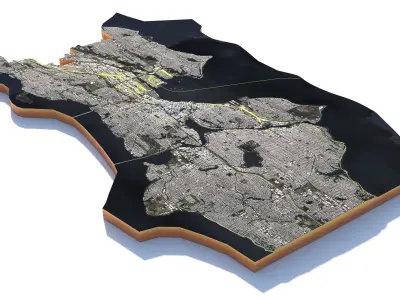 Seattle Washington USA 3D model