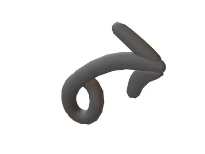 Doodle Buildable Arrow v1 001 Low-poly 3D model