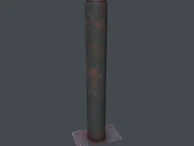 Post Barrier  3D model