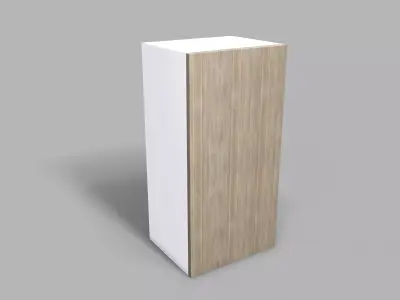 Kitchen Upper Cabinet 40 cm Low-poly 3D model